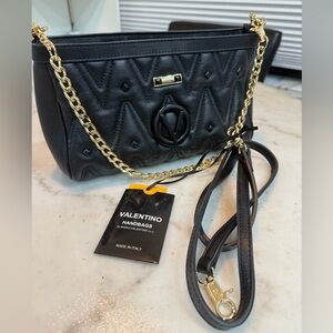 Valentino black shoulder bag and crossbody
